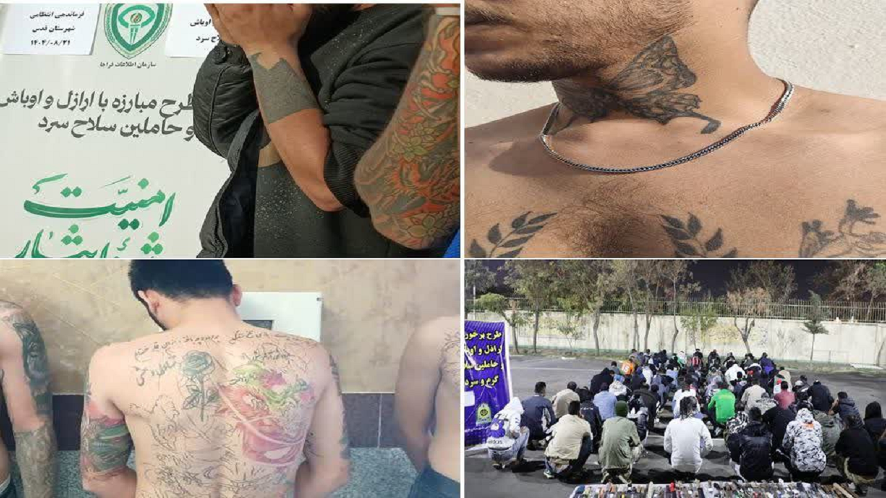 دستگیری اراذل و اوباش در غرب استان تهران