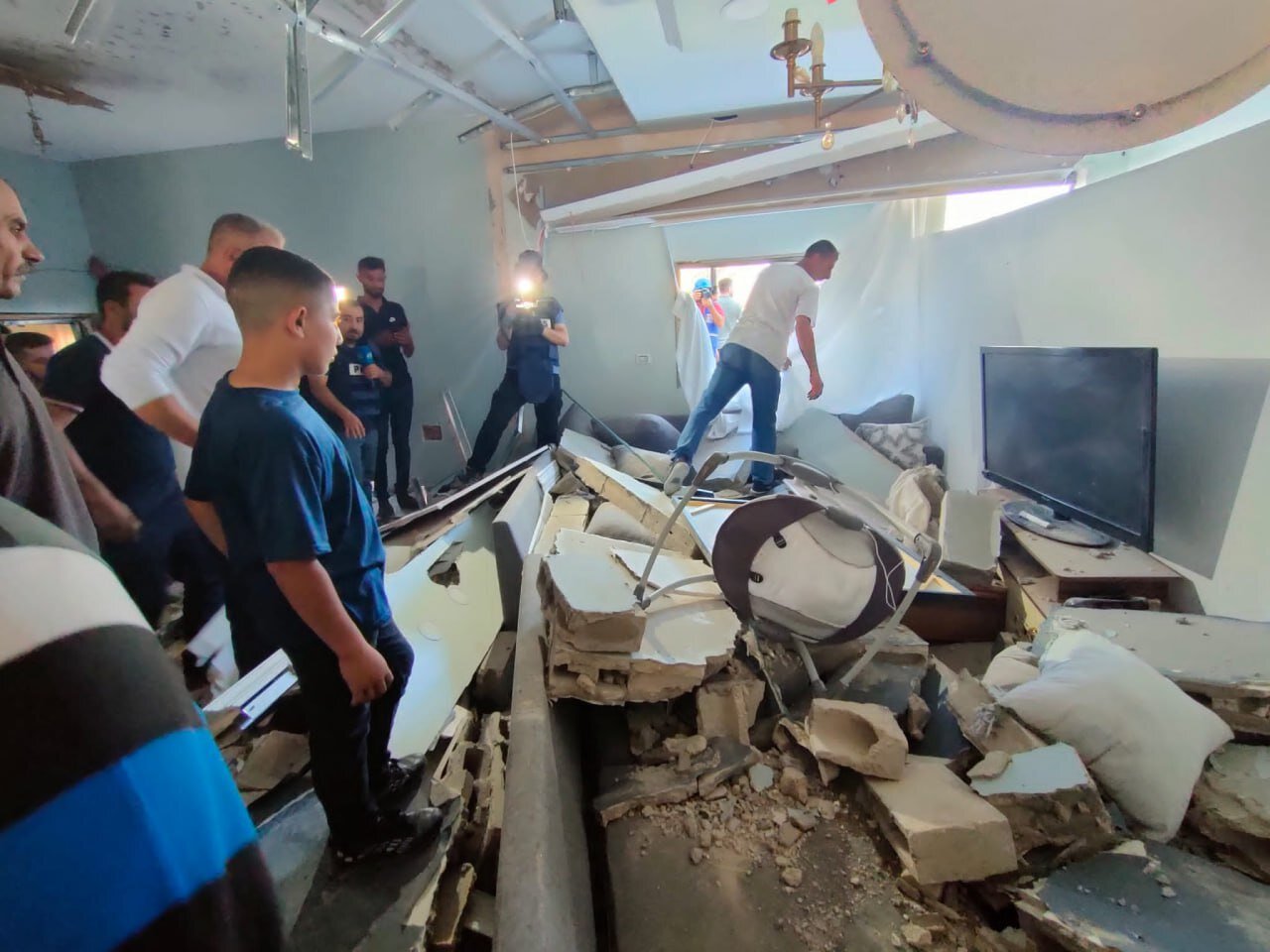 تصویری از عملیات نیروهای رژیم صهیونیستی در طوباس