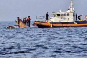 ۱ کشته و ۳ مفقود در پی واژگونی قایق ماهیگیری در ژاپن