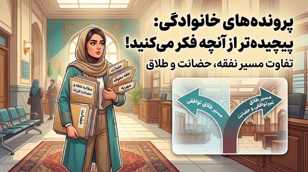 کدام پرونده های خانوادگی بدون وکیل به بن بست می رسند؟ تصویر 1